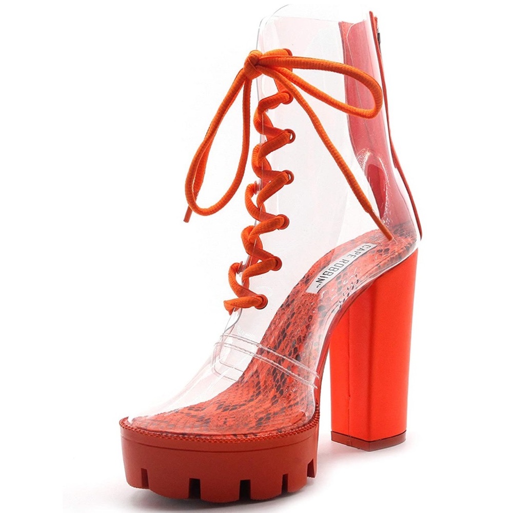 Cape Robbin Brooklyn Platform Boot Heel